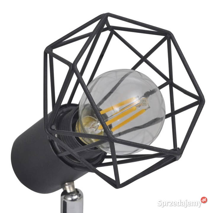 Lampa w industrialnym stylu z 2 reflektorami LED mazowieckie Warszawa