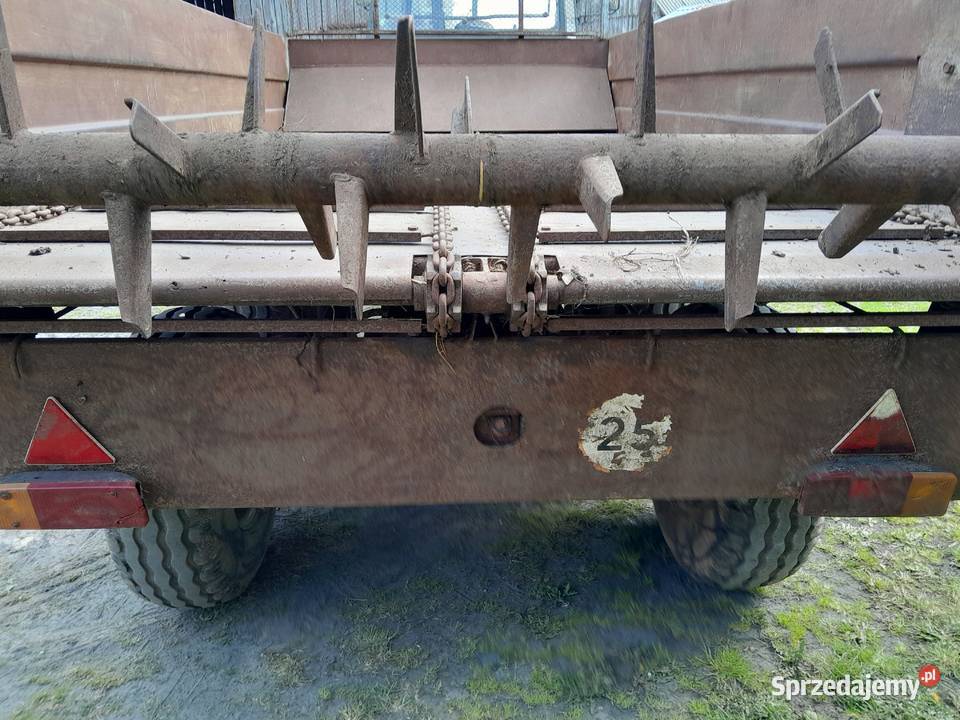 Sprzedam rozrzutnik obornika tandem 6 ton lubelskie Wojciechów sprzedam