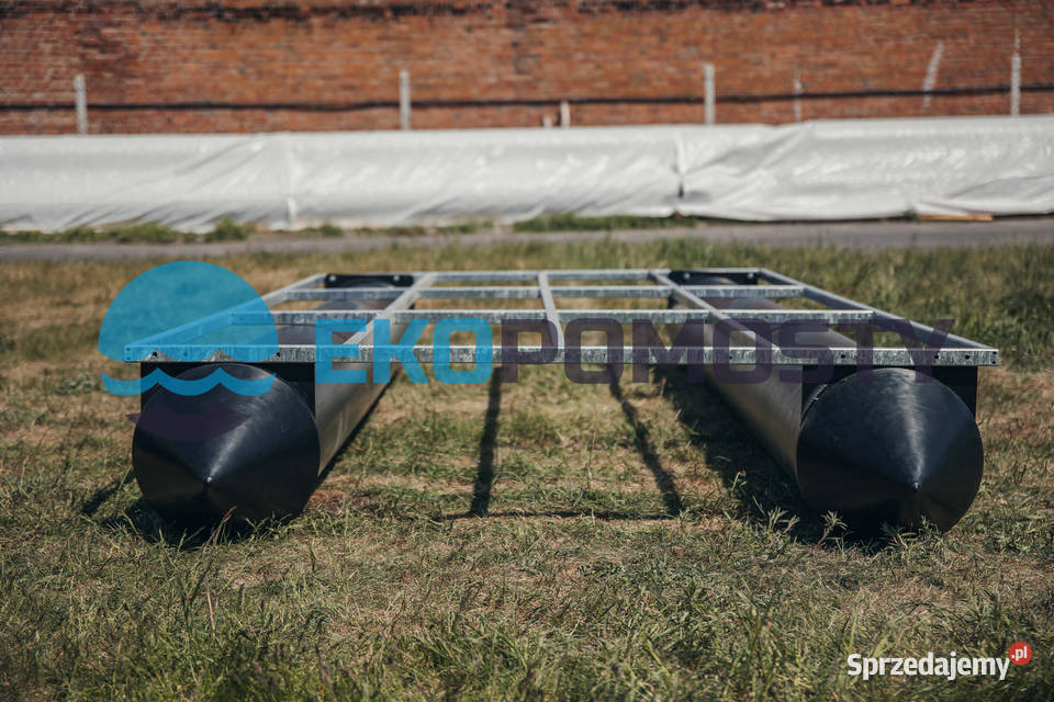 Pomost pływający platforma pływająca ponton 4x2m Przeźmierowo