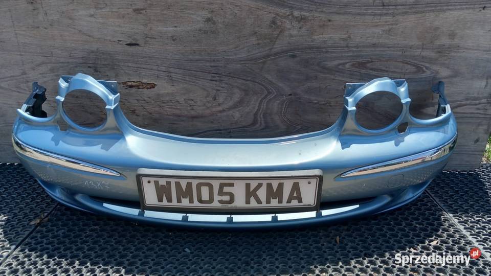 JAGUAR XTYPE ZDERZAK PRZÓD HALOGEN SPRYSK XENON Zbierkowo