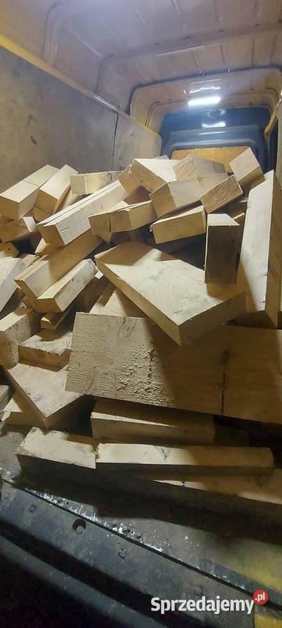 Drewno opałowe kantówki czyste bez gwoździ