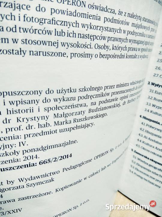 Europa i świat podręcznik ponadgimnazjaln Operon Warszawa