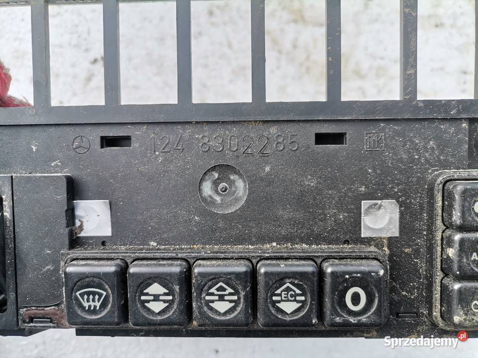 Panel Sterowania Nawiewu Mercedes W124 Pogorzelec