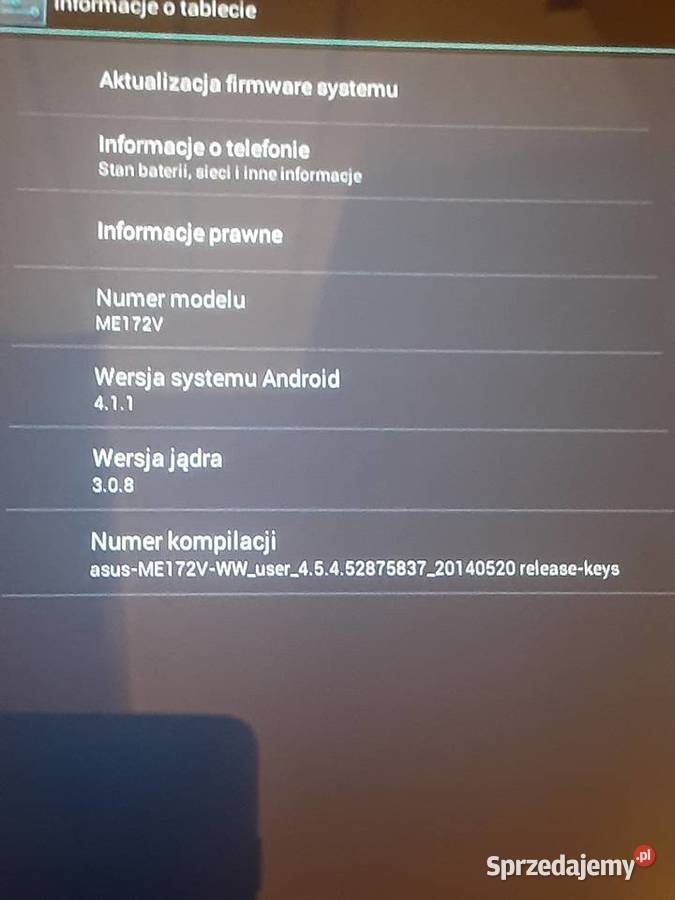 TABLET ASUS Szczecinek sprzedam