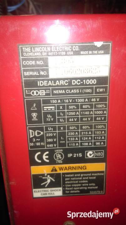 Spawarka Lincoln Electric DC1000 SAW Biznes i Przemysł Reda