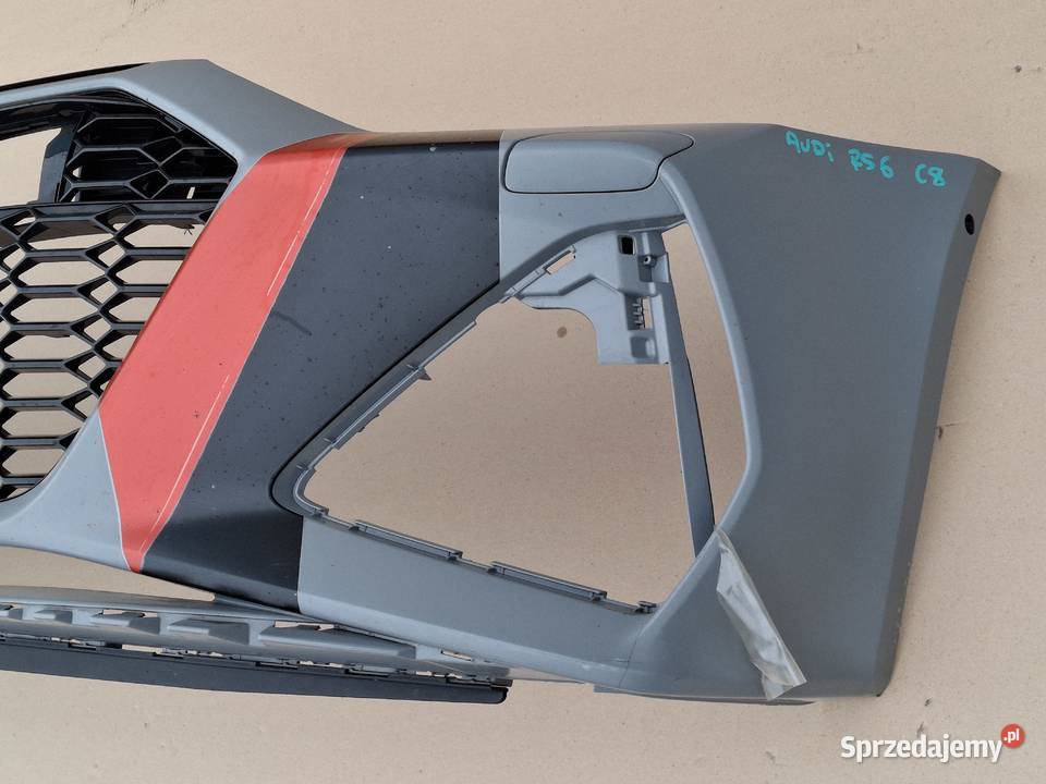 AUDI RS6 C8 RS7 ZDERZAK PRZÓD PRZEDNI ORYGINAŁ lubuskie Bieleń