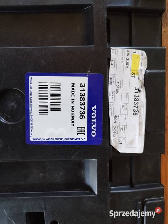 OSŁONA DOLNA POD ZDERZAK ZDERZAK 31383736 VOLVO Wożuczyn