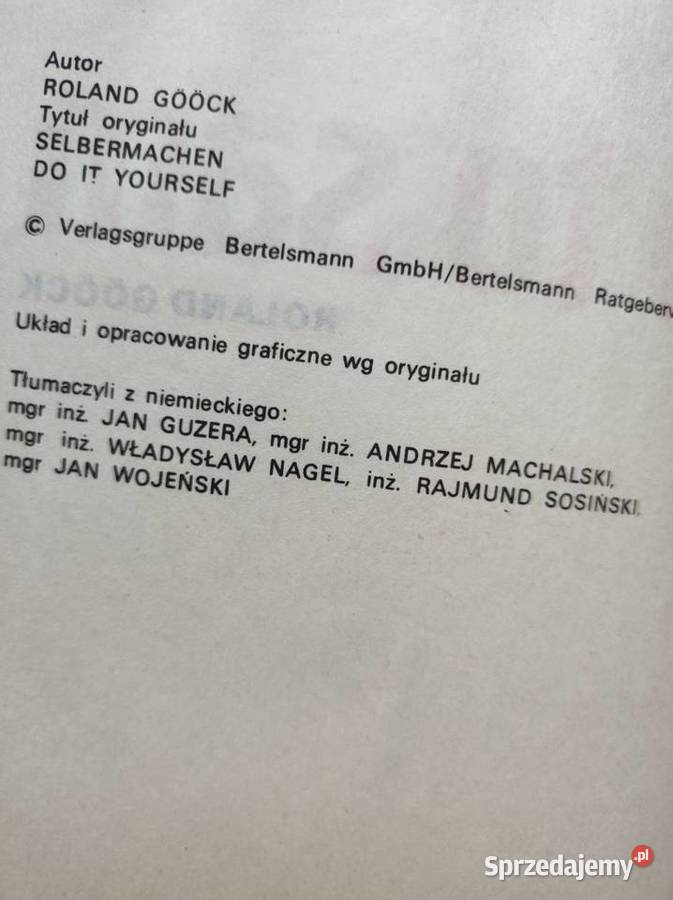 Roland Goock Zrób to sam ilustrowany poradnik świętokrzyskie Kielce
