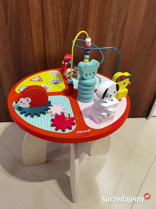 Drewniany stolik edukacyjny Janod
