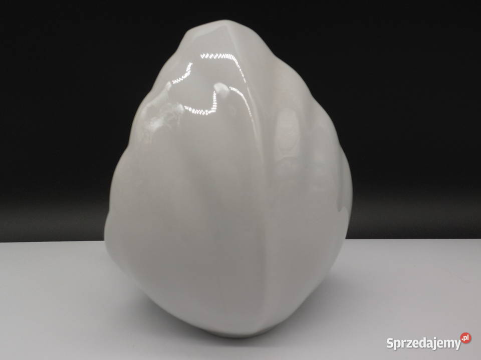 Wazon z ptakiem TIRSCHENREUTH Biały wielkopolskie