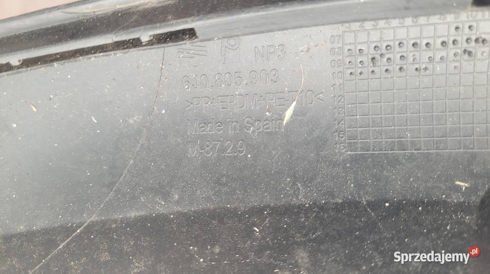 SPOILER DOKŁADKA ZDERZAKA PRZÓD SEAT IBIZA IV