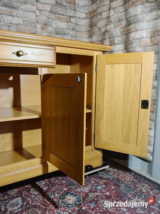 Piękna duża drewniana komoda Komody Sandomierz