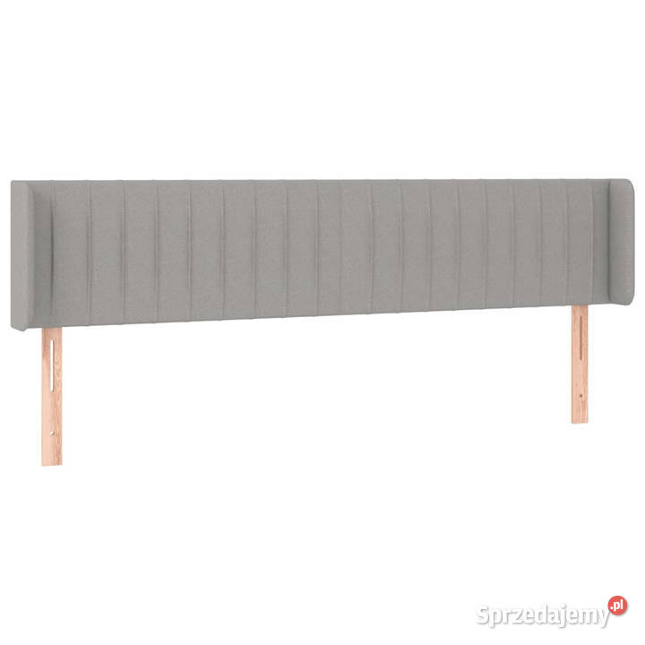 Zagłówek do łóżka z LED jasnoszary 183x16x7888 Warszawa
