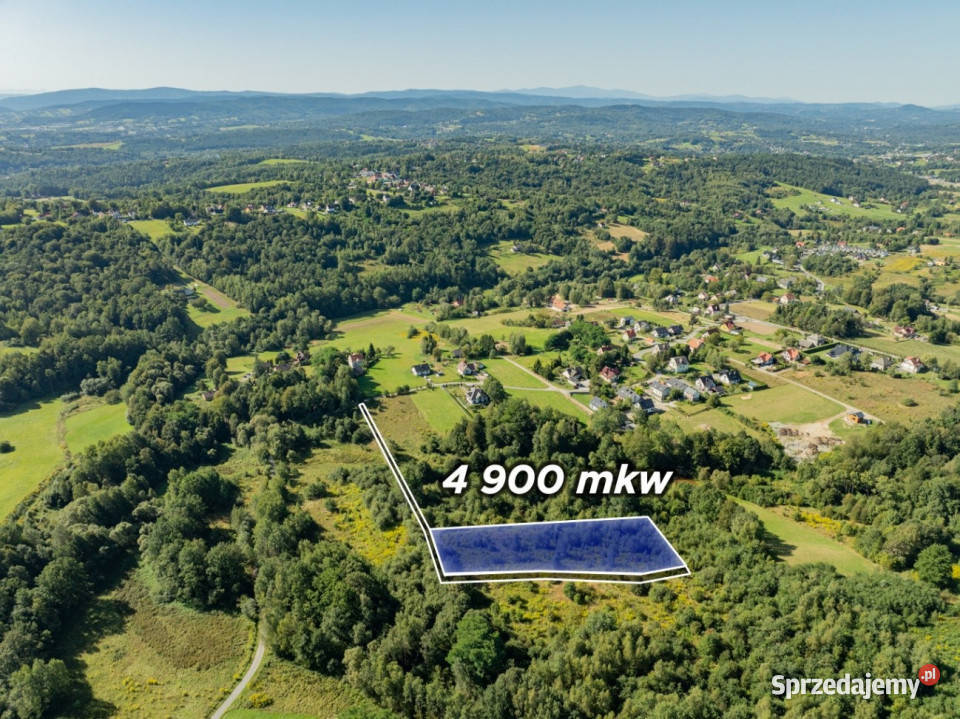 Włosań działka rolna 49 arów 4900m2