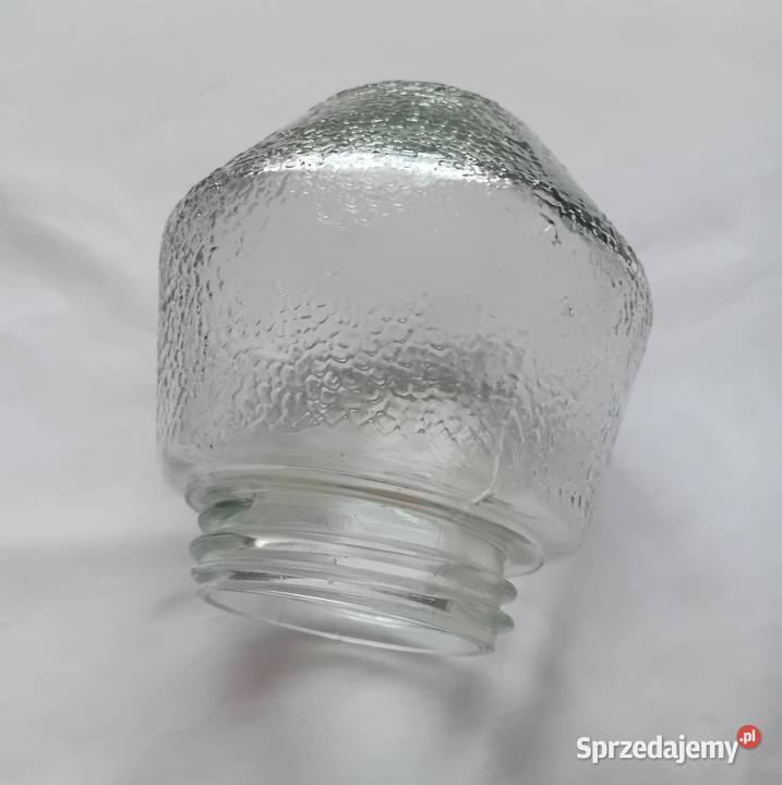 Klosz do lampy łazienkowo korytarzowej loft Porcelana i szkło Koźminek