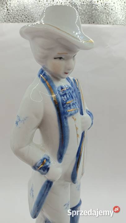 Figurka porcelanowa mężczyzna z lutnią Zamość
