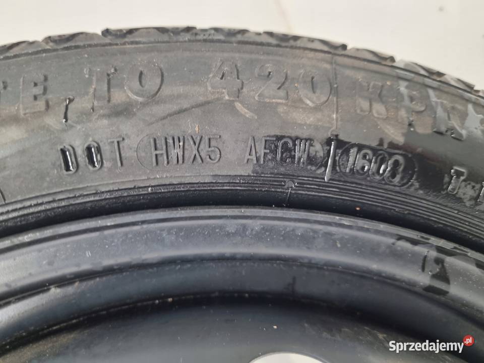 KOŁO DOJAZDOWE ZAPASOWE Opel Vectra C Astra H Chełm