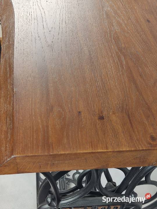Blat dębowy lakierowany do stolika z maszyny do Radomsko