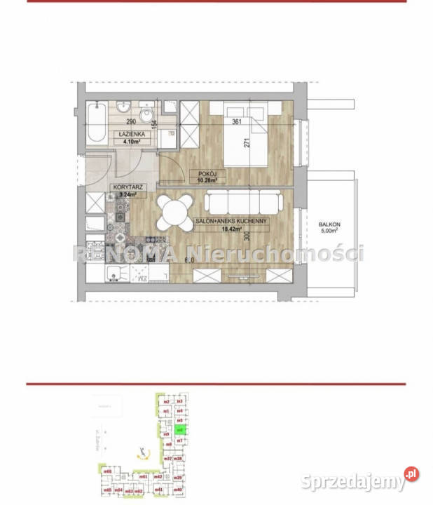 Mieszkanie Białystok Żubrów 36m2 2 pokoje