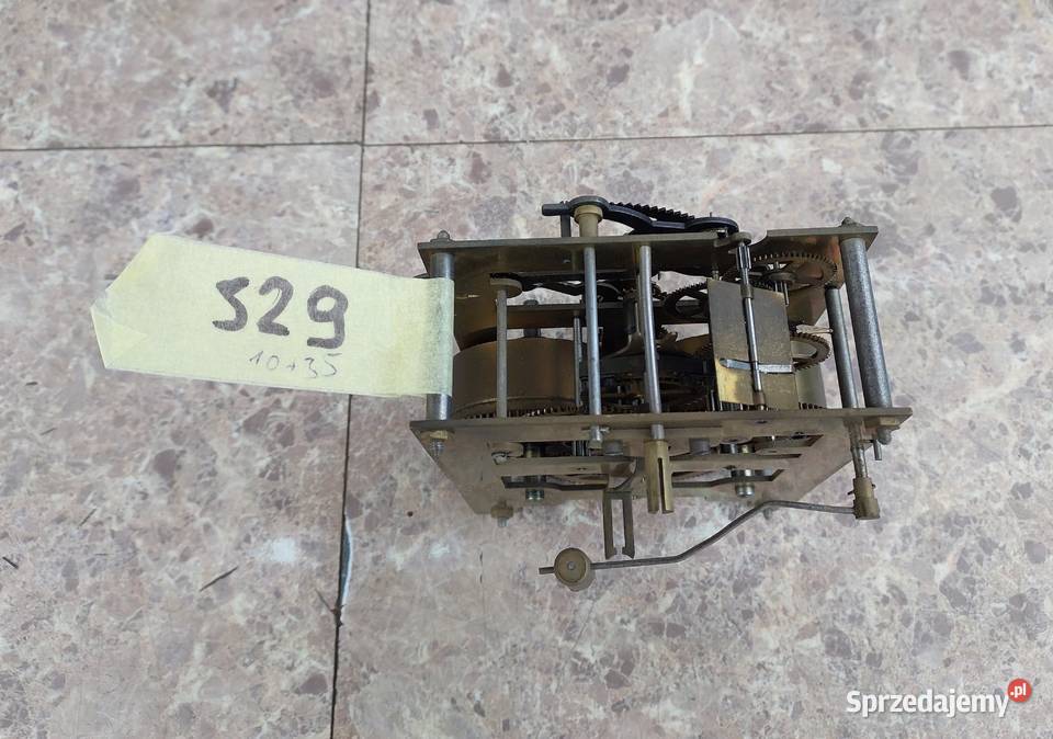 529 Mechanizm starego zegara ściennego Dufa P46 pomorskie Tczew