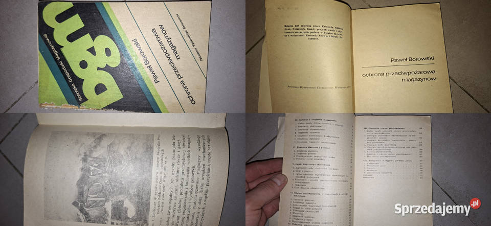 Pierwsze wydanie Ochrona przeciwpożarowa wielkopolskie Łęczyca sprzedam