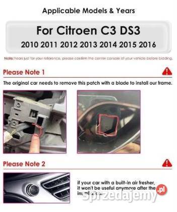 Radio Android 12 Citroen C3 DS3 1016r gps wifi śląskie sprzedam