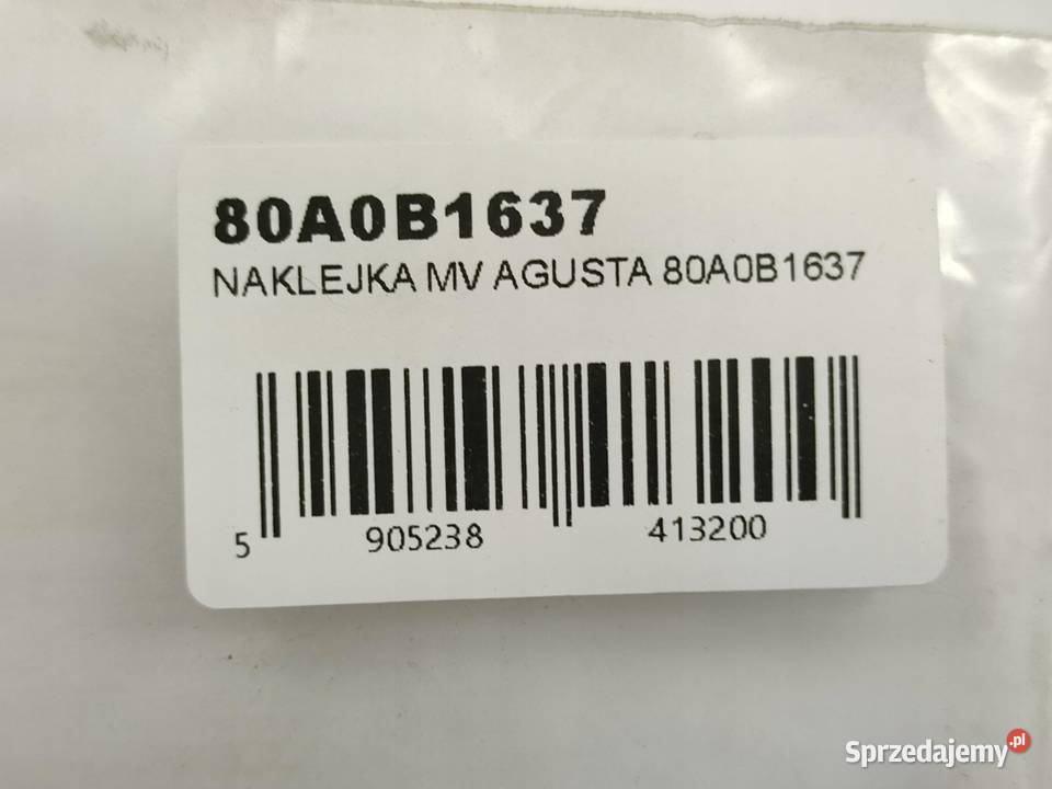 NAKLEJKA RR BRUTALE ZADUPEK LEWA MV AGUSTA