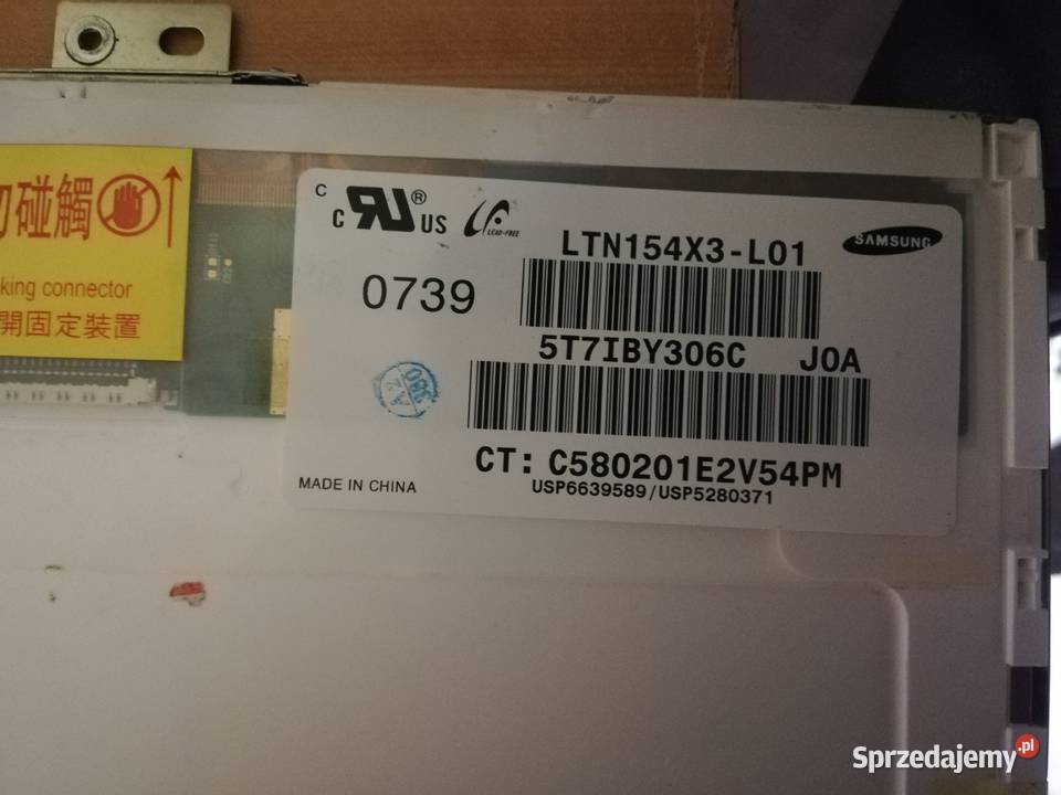 Matryca 15 Błyszcząca LTN154X3L01 Zbaków Górny