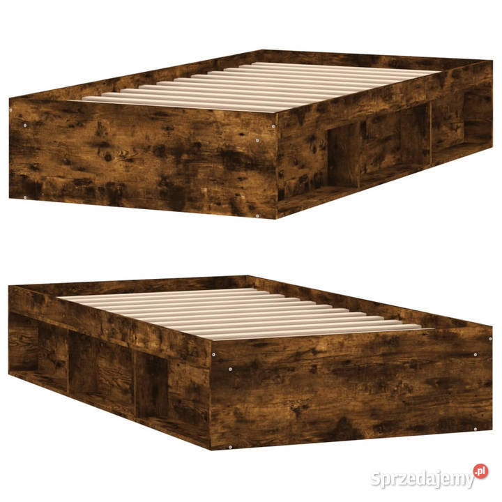 Rama łóżka przydymiony dąb 90x190 WM3203842 Warszawa sprzedam