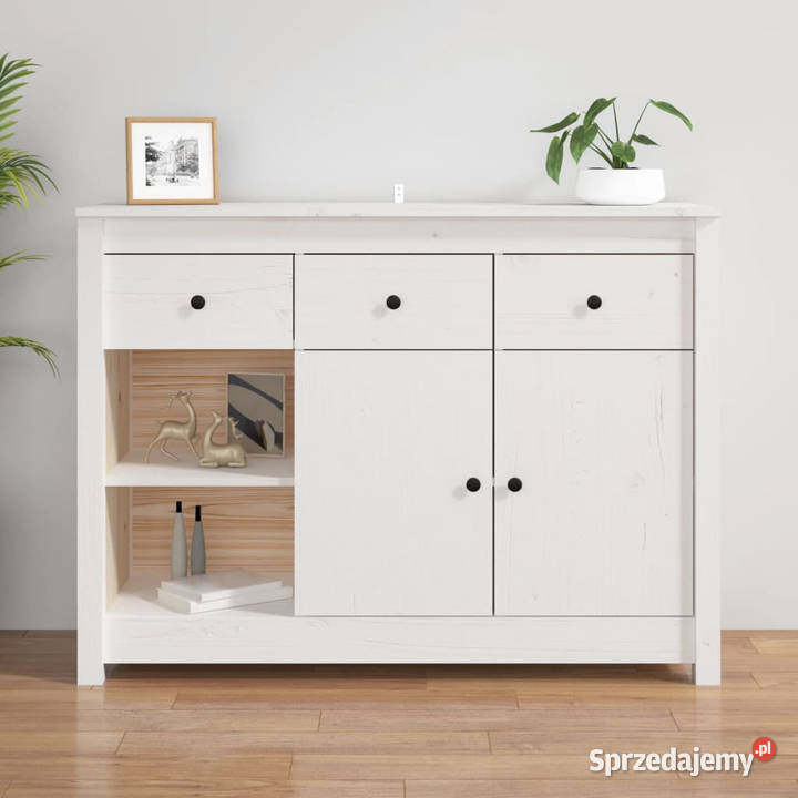 Szafka biała 100x35x74 lite drewno sosnowe Warszawa sprzedam