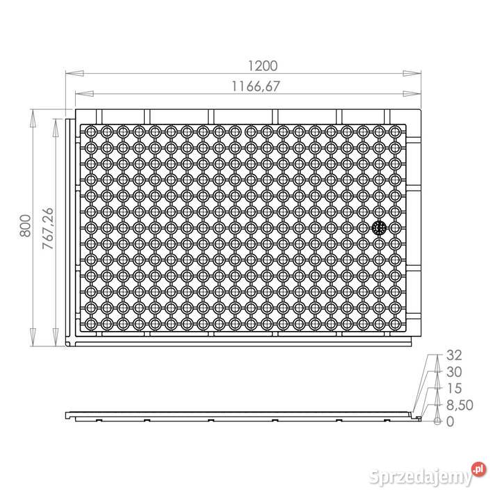 Tymczasowy Chodnik Płyty Modułowe 120x80x3 Bagieniec