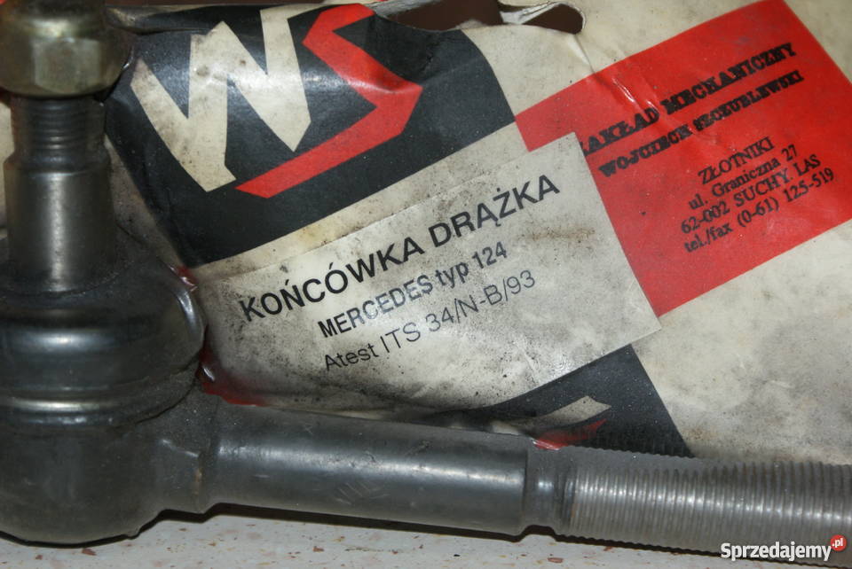 Końcówka drążka kierowniczego LP MERCEDES W124 osobowe Białobrzegi