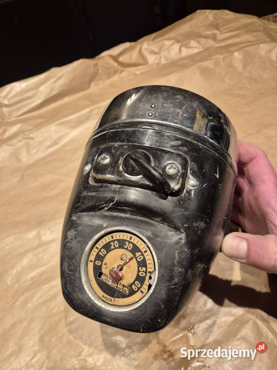 Jawa 50 Mustang Lampa przednia szkło stacyjka