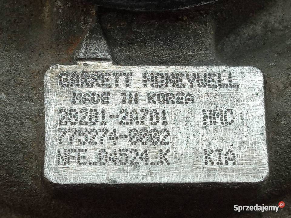 TURBOSPRĘŻARKA 282012A701 7752740002 16 CRDI Kia