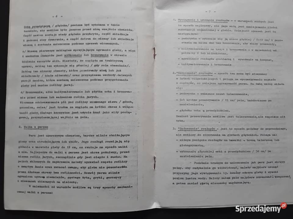 Michał Prymka Agrotechniczne metody walki z Antykwariat Koźminek