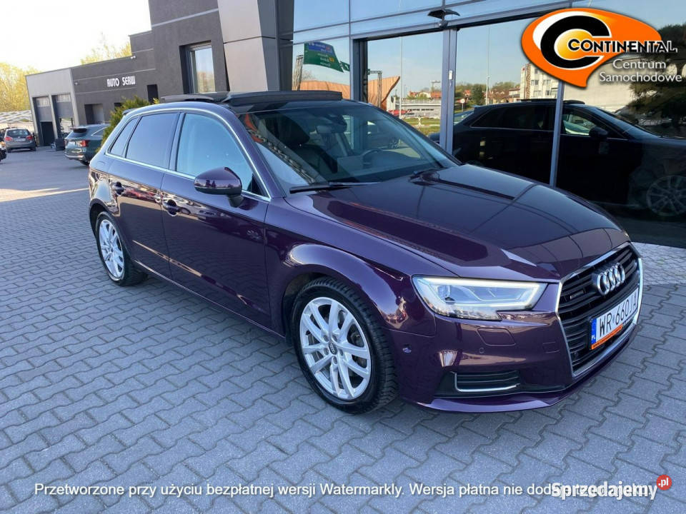 Audi A3 Sportback Pełne możliwe wyposażenie 8V światła LED A3 Żory