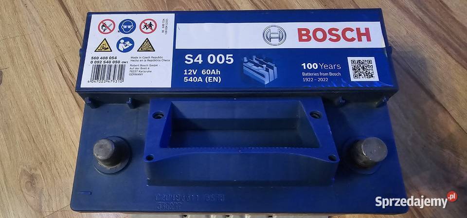 Akumulator BOSCH S4005 12V 60 Ah 540A Okazja sprzedam