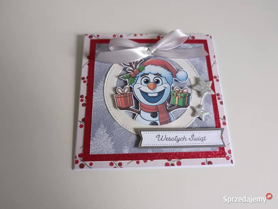 Kartka Świąteczna Boże narodzenie ręcznie łódzkie Łódź