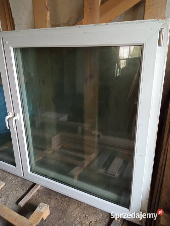 Okna Pamax plastikowe dwuskrzydłowe 242x142 Okna ścienne Sosnowiec