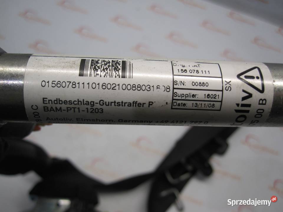 ALFA ROMEO MITO 09r pas bezpieczeństwa prawy Kielce