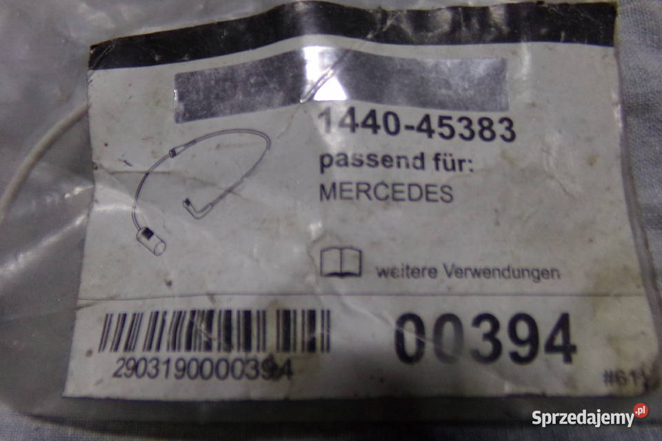 Mercedes czujniki klockow lubuskie Gorzów Wielkopolski sprzedam