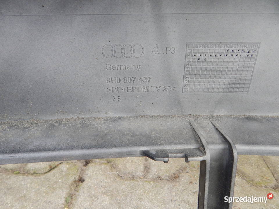 AUDI A4 B6 CABRIO ZDERZAK PRZÓD PRZEDNI 0106 mazowieckie Warszawa