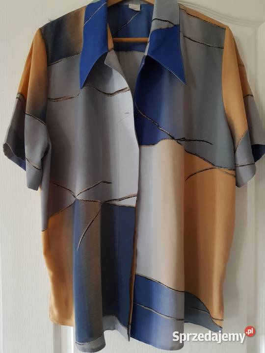 XL bluzka Vintage Retro pastelowa ombre zwiewna świętokrzyskie Kielce