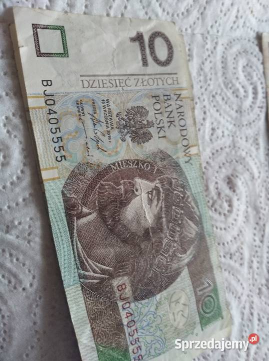 Banknoty kolekcjonerskie 10zl małopolskie Kraków sprzedam