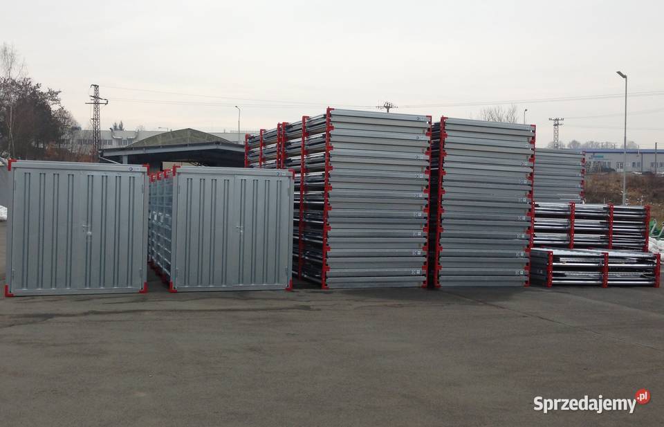 KONTENERY MAGAZYNOWE SKŁADANE CERTYFIKAT TV Oława