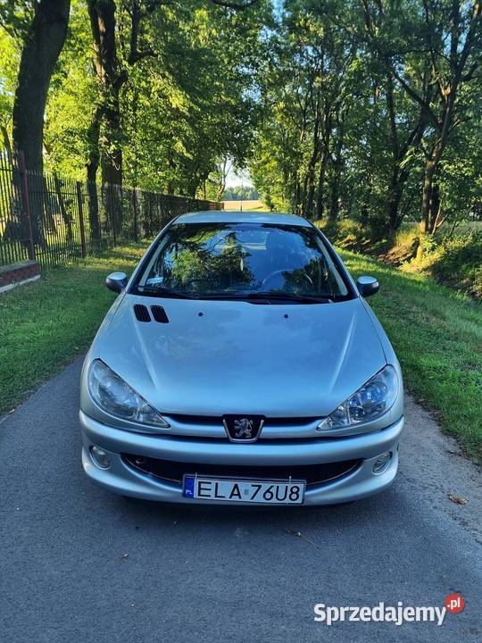 Peugeot 206 14 HDI 2007 srebrny Pruszków