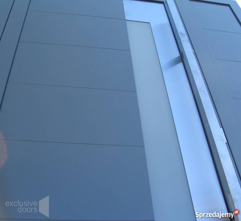 Nowoczesne drzwi aluminiowe wejściowe exclusive