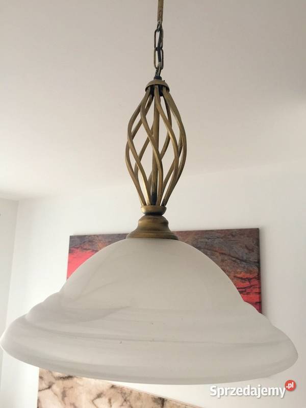 Lampa wisząca produkcji niemieckiej dolnośląskie