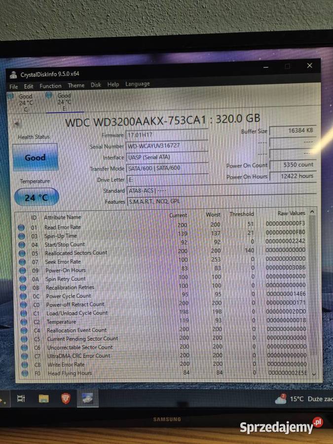 Dysk HDD Western Digital WD3200AAKX 320GB 7200 Ruda Śląska