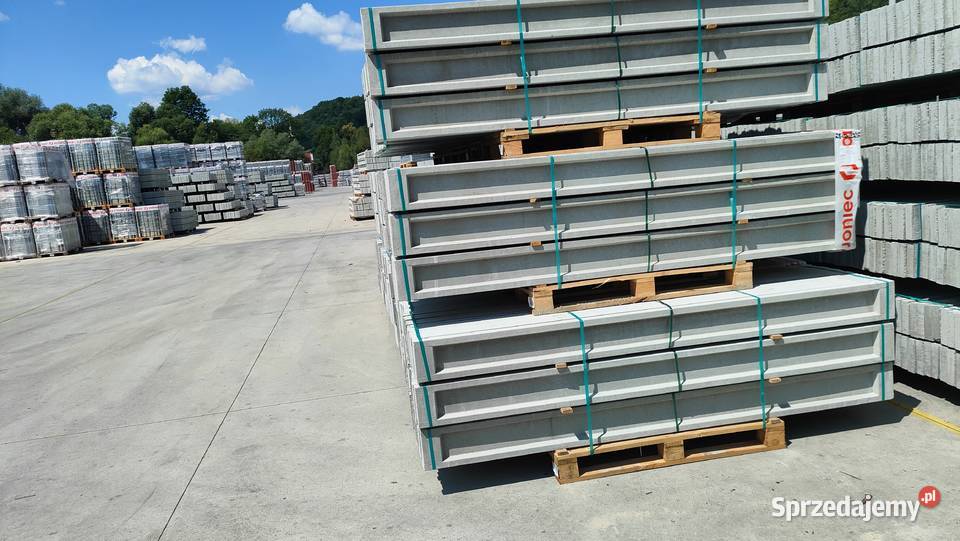 DESKA betonowa podmurówka panel ogrodzeniowy małopolskie Kalwaria Zebrzydowska